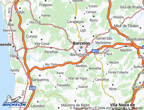 MICHELIN Medros map - ViaMichelin