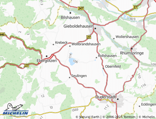 MICHELIN-Landkarte Bernshausen - ViaMichelin