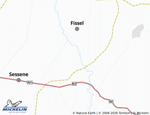 Mapa MICHELIN Mboudaye Sek - ViaMichelin