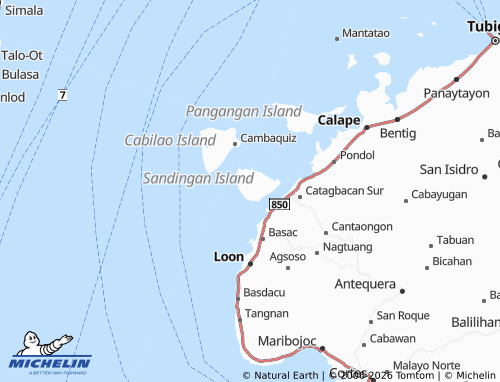 MICHELIN Calayugan Sur map - ViaMichelin