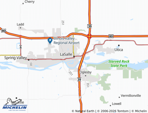 Mappa MICHELIN LaSalle - ViaMichelin