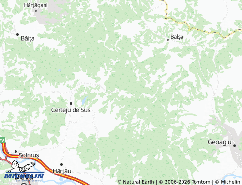 Mapa MICHELIN Săcărâmb - ViaMichelin