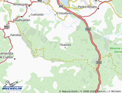 Carte MICHELIN Cuauhtémoc, Tilzapotla - ViaMichelin