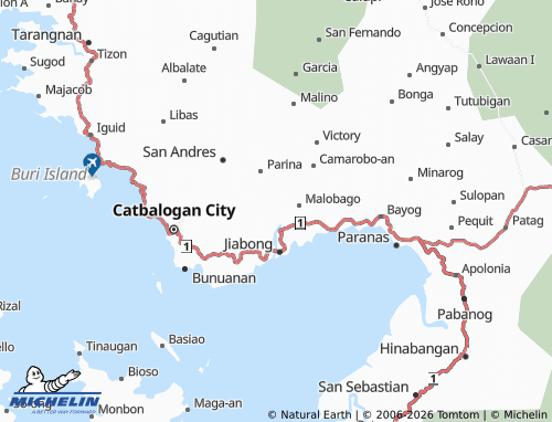 MICHELIN Catalina map - ViaMichelin