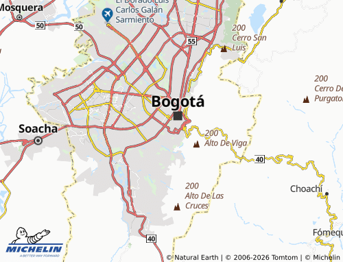 Carte MICHELIN Santa Bárbara - ViaMichelin