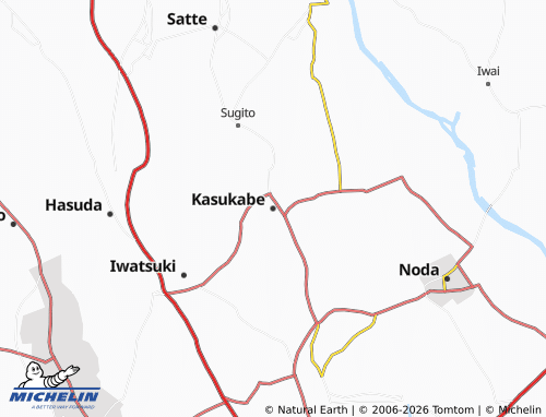 Mapa MICHELIN Kasukabe - ViaMichelin