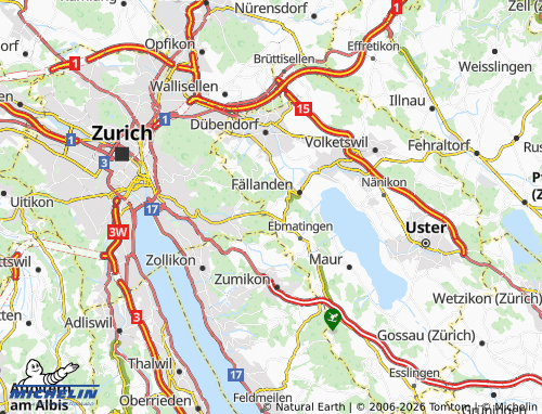 MICHELIN-Landkarte Pfaffhausen - ViaMichelin