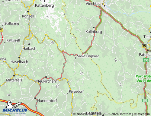 Mappa MICHELIN Sankt Englmar - ViaMichelin