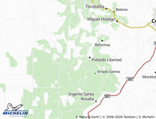 Mapa MICHELIN Arena Segunda Sección - ViaMichelin