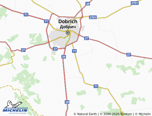 Kaart MICHELIN Branishte - ViaMichelin