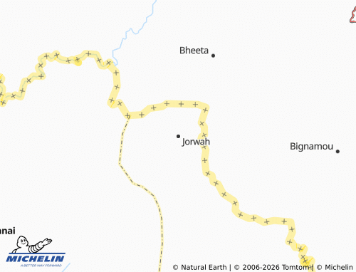 Mappa MICHELIN Jorwah - ViaMichelin