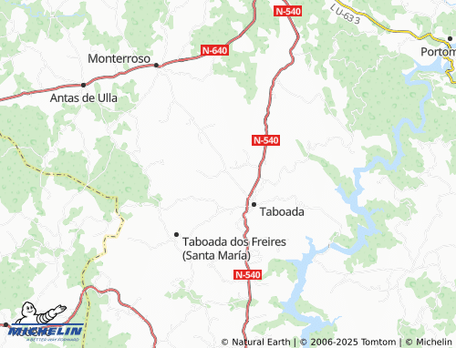 Carte MICHELIN Couto (San Martiño) - ViaMichelin