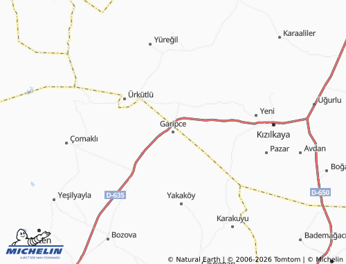 Mapa MICHELIN Garipce - ViaMichelin