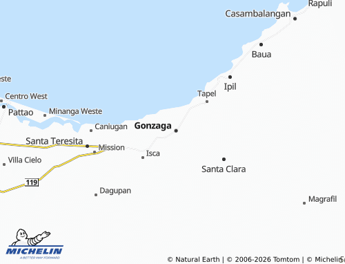 Mapa MICHELIN Paradise - ViaMichelin