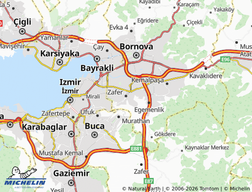 Mappa MICHELIN Zafer - ViaMichelin