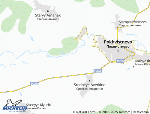 MICHELIN Nizhneaverkino map - ViaMichelin