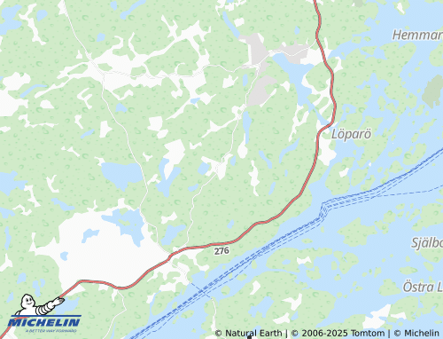 MICHELIN Svensboda map - ViaMichelin