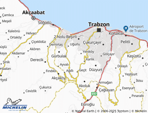 MICHELIN Karakaya map - ViaMichelin