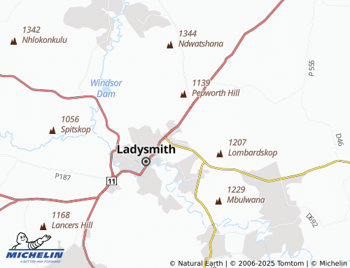 MICHELIN Limit Hill map - ViaMichelin
