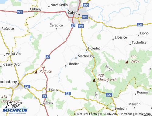 Mappa MICHELIN Měcholupy - ViaMichelin