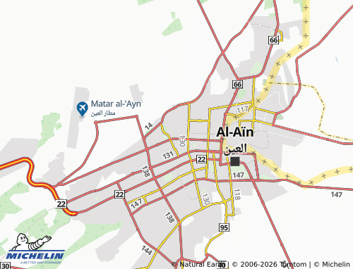MICHELIN Jafeer Obaid map - ViaMichelin