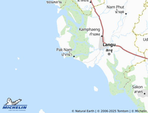 MICHELIN Pak Nam map - ViaMichelin