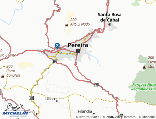 Mapa MICHELIN La Sierra - ViaMichelin