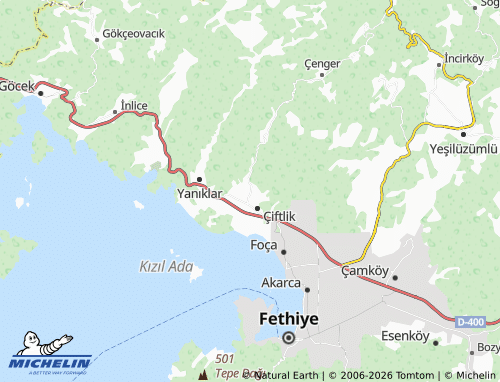 MICHELIN Kargı map - ViaMichelin