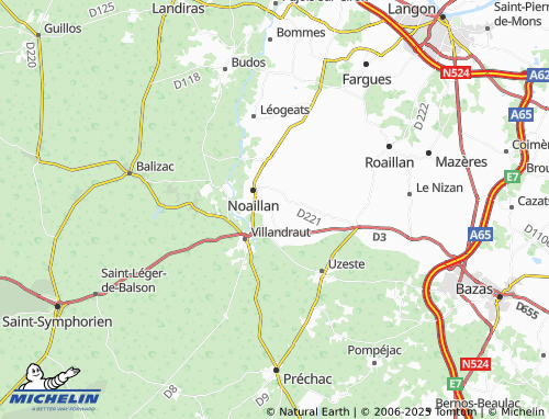 Carte MICHELIN Samadet - ViaMichelin