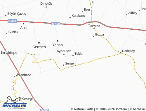 MICHELIN Toklu map - ViaMichelin