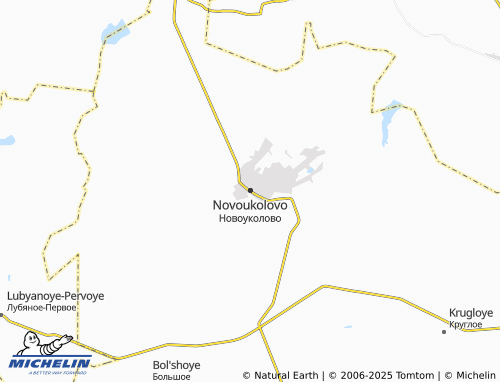 MICHELIN Novoukolovo map - ViaMichelin