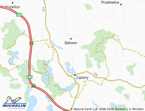 MICHELIN-Landkarte Skrzynka - ViaMichelin