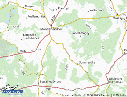 MICHELIN Thilleux map - ViaMichelin