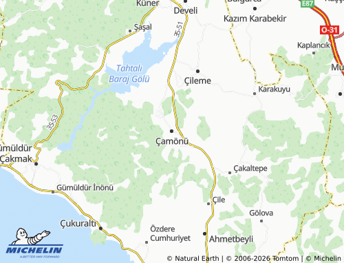 Mappa MICHELIN Çamönü - ViaMichelin
