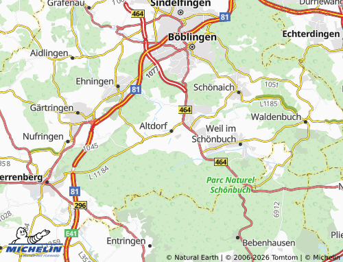 Mapa MICHELIN Altdorf - ViaMichelin