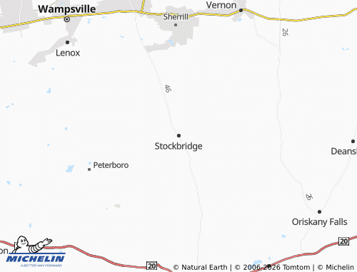 Mapa MICHELIN Stockbridge - ViaMichelin