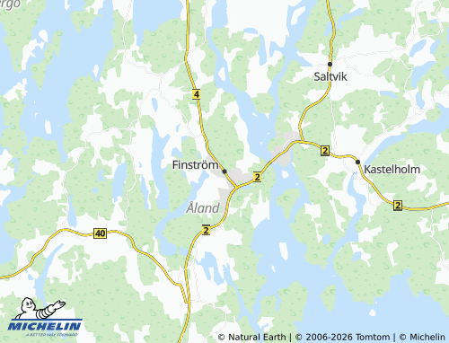 Kaart MICHELIN Finström - ViaMichelin