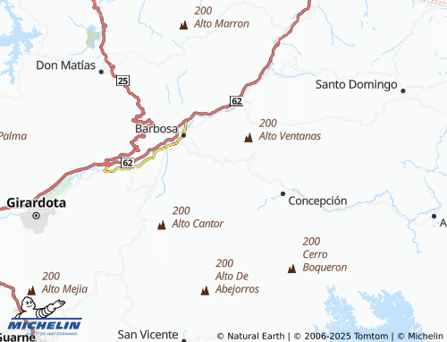 MICHELIN El Viento map - ViaMichelin