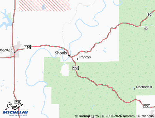 Mappa MICHELIN Ironton - ViaMichelin