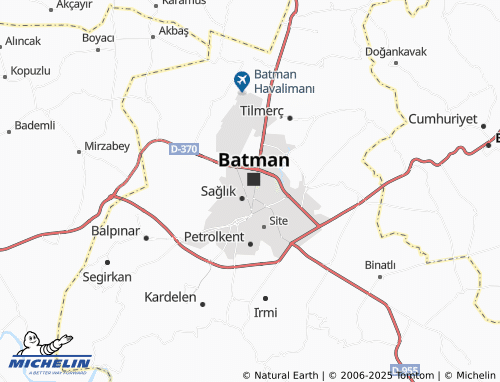 Kaart MICHELIN Pınarbaşı - ViaMichelin