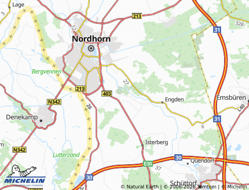 MICHELIN Brandlecht map - ViaMichelin
