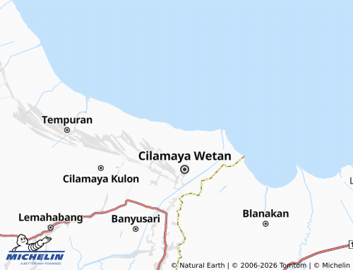 MICHELIN-Landkarte Muara Baru - ViaMichelin