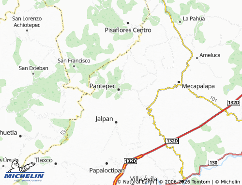 Mapa MICHELIN Malinche - ViaMichelin