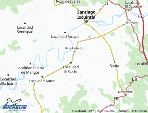 Mapa MICHELIN Santa Martha - ViaMichelin