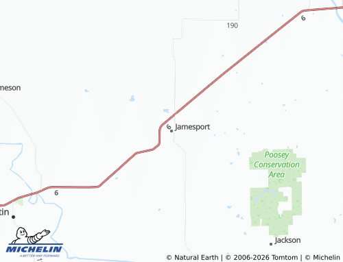 Mapa MICHELIN Jamesport - ViaMichelin