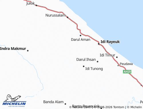 MICHELIN Alue Kumbang A map - ViaMichelin