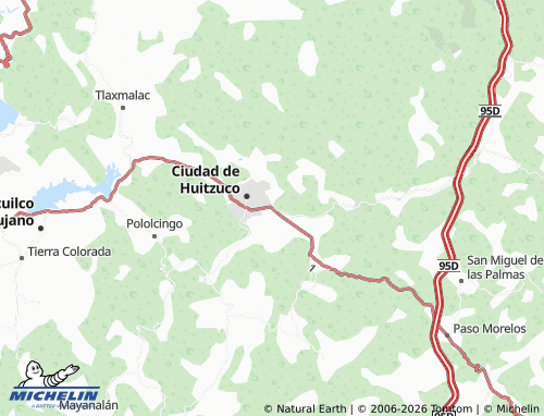 Mappa MICHELIN Vicente Guerrero - ViaMichelin