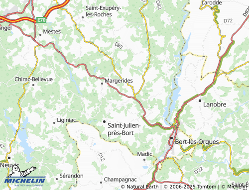 Carte MICHELIN Nuzéjoux - ViaMichelin
