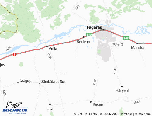 MICHELIN Luța map - ViaMichelin