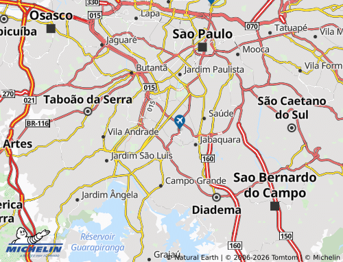 Mapa MICHELIN Campo Belo - ViaMichelin
